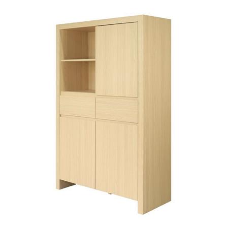 ตู้สูงบานผสม FURDINI TUSCANI 100 ซม. สี NT OAK