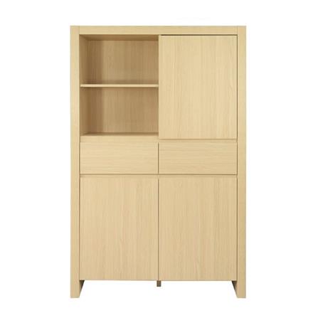 ตู้สูงบานผสม FURDINI TUSCANI 100 ซม. สี NT OAK_2