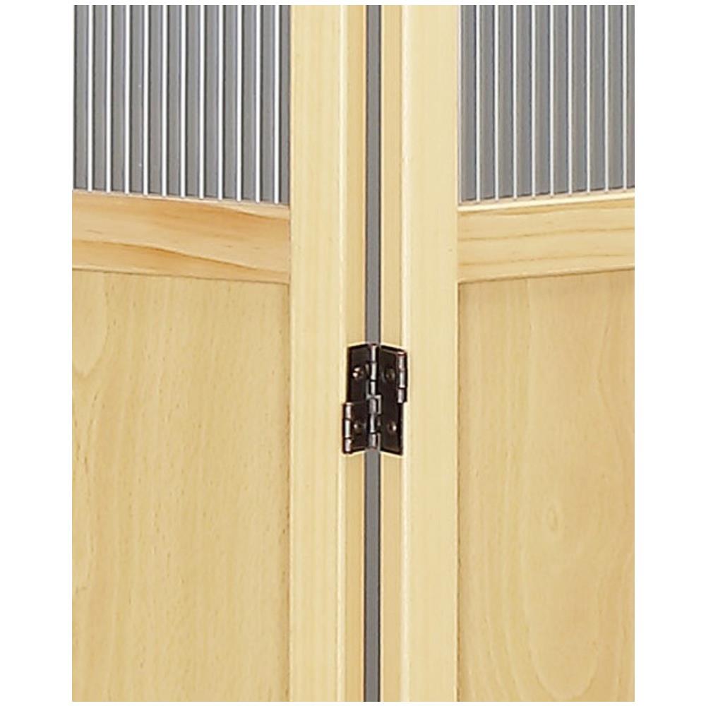 ฉากกั้น 4 บานพับ FURDINI FOLDORA สีไม้ธรรมชาติ