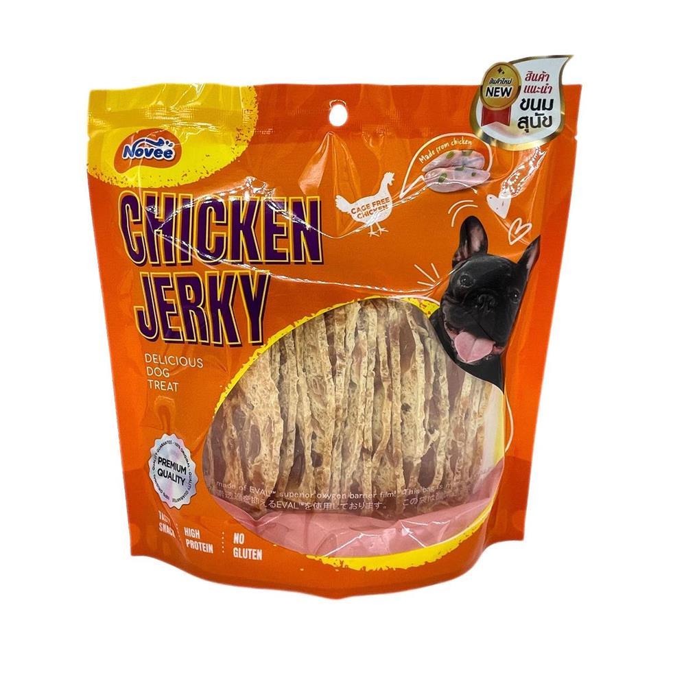 ขนมสุนัข NOVEE SASAMI STEAK 40 ชิ้น  400 ก.