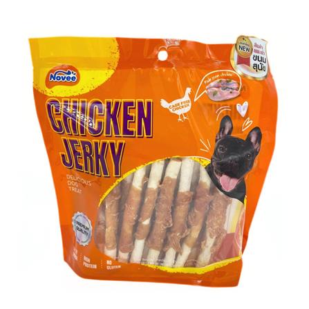 ขนมสุนัข NOVEE SPIRAL HARD CHICKEN CRUNCY 30 ชิ้น_0