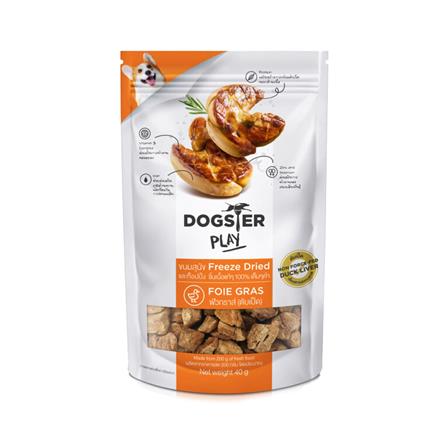 ขนมสุนัข DOGSTER PLAY สูตรตับเป็ด 40 ก._0