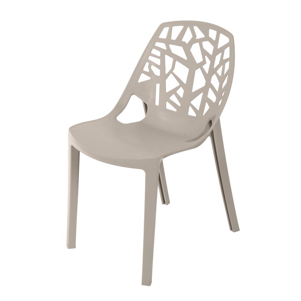 เก้าอี้พลาสติก SPRING AMAZON CIRCULAR สีโทป