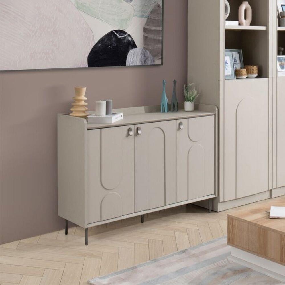 ตู้วางทีวี SB FURNITURE LAVIQUE 1925509 114 ซม. สีน้ำตาล/ครีม