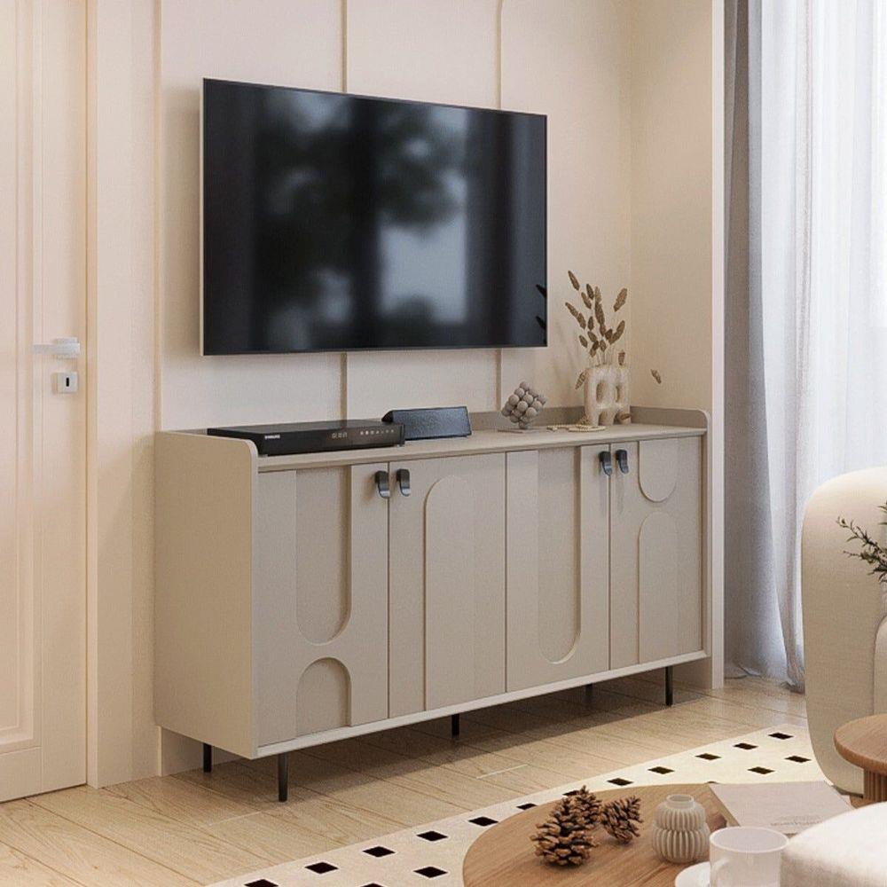 ตู้วางทีวี SB FURNITURE LAVIQUE 19225508 150 ซม. สีน้ำตาล/ครีม