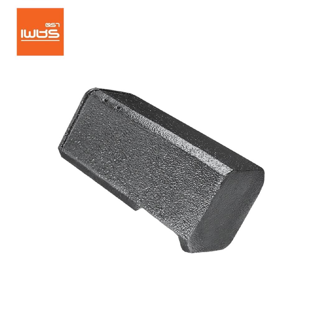 ครอบปิดจั่วอดามัส แบบเรียบ ตราเพชร 24.5x30 ซม. สีเทาแอตแลนติก