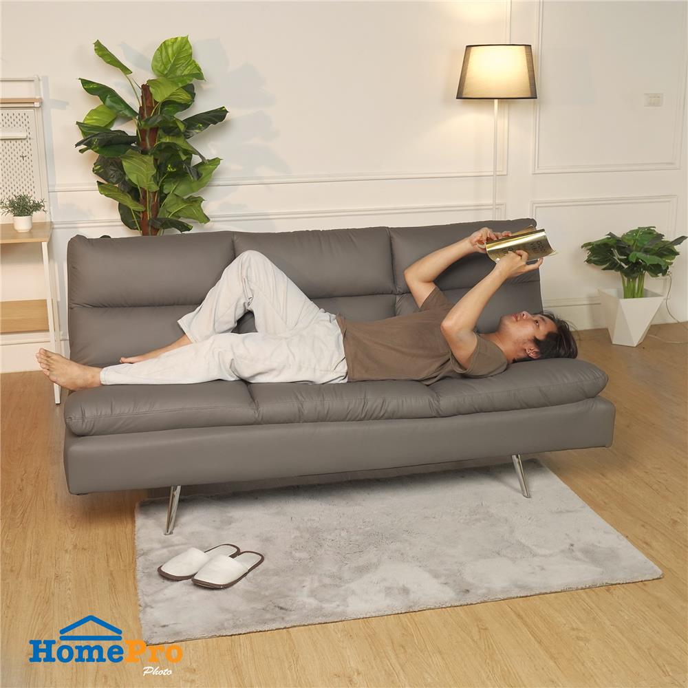 โซฟาเบด 2 ที่นั่ง FURDINI ROVENA สีเทาเข้ม