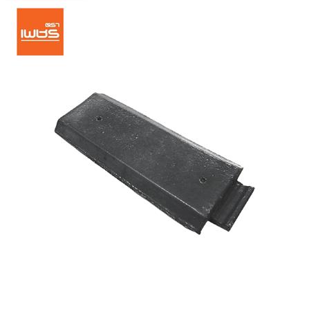 ครอบข้างชนผนังอดามัส แบบเรียบ ตราเพชร 14x38.5 ซม. สีเทาปฐพี_0