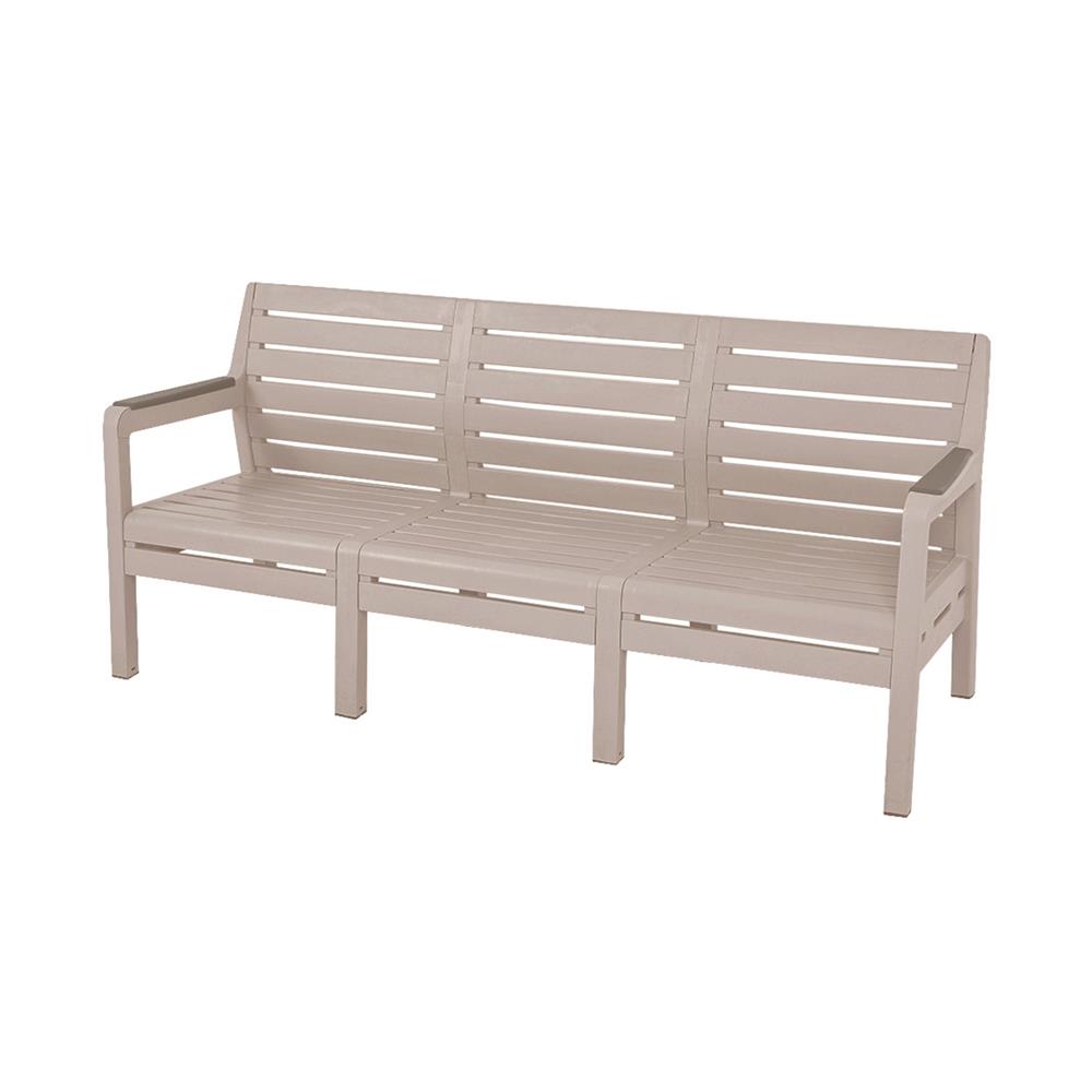 ม้านั่งสนาม 3 ที่นั่ง SPRING MONTANA CIRCULAR สีโทป