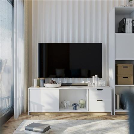 ตู้วางทีวี KONCEPT WHITE 19206431 140 ซม. สีขาว_7