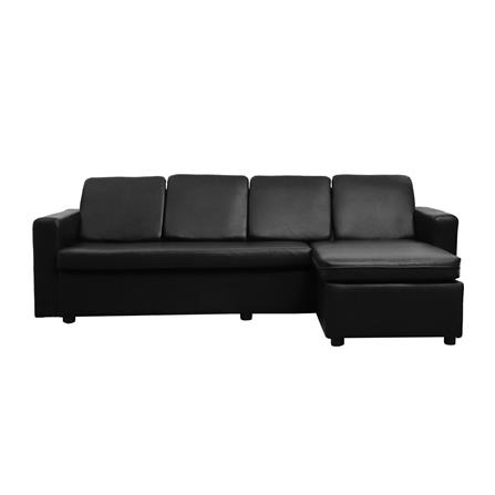 โซฟาเข้ามุม 4 ที่นั่ง FURDINI RALPHS สีดำ_1