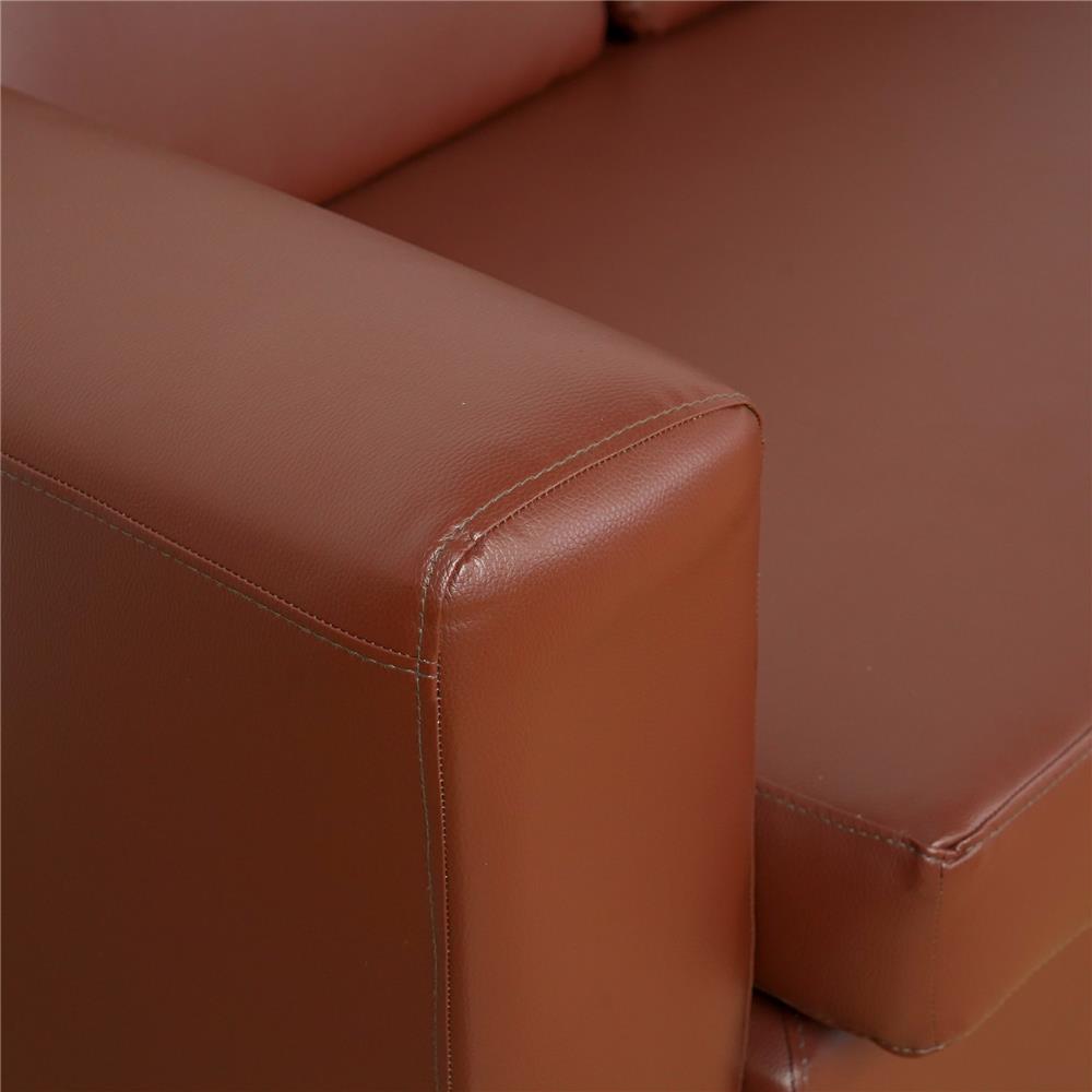 โซฟาเข้ามุม 4 ที่นั่ง FURDINI RALPHS สีน้ำตาลเข้ม