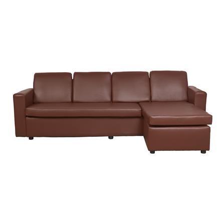 โซฟาเข้ามุม 4 ที่นั่ง FURDINI RALPHS สีน้ำตาลเข้ม_1