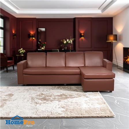 โซฟาเข้ามุม 4 ที่นั่ง FURDINI RALPHS สีน้ำตาลเข้ม_6