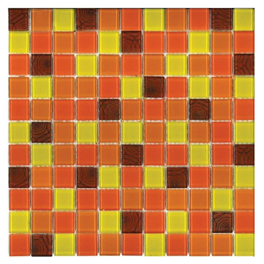 โมเสคแก้ว 30x30 ซม. DURAGRES ดิซซี่ ออเรนจ์