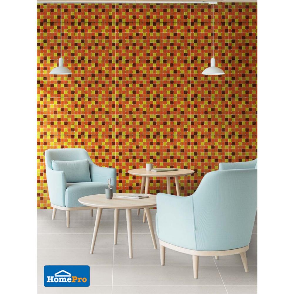 โมเสคแก้ว 30x30 ซม. DURAGRES ดิซซี่ ออเรนจ์