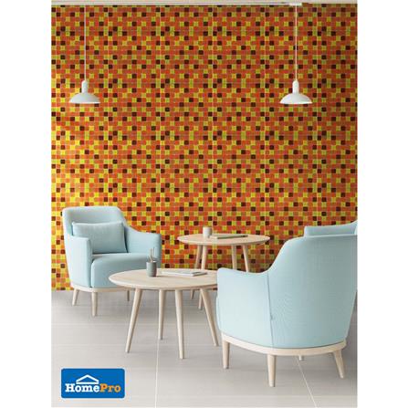 โมเสคแก้ว 30x30 ซม. DURAGRES ดิซซี่ ออเรนจ์_4