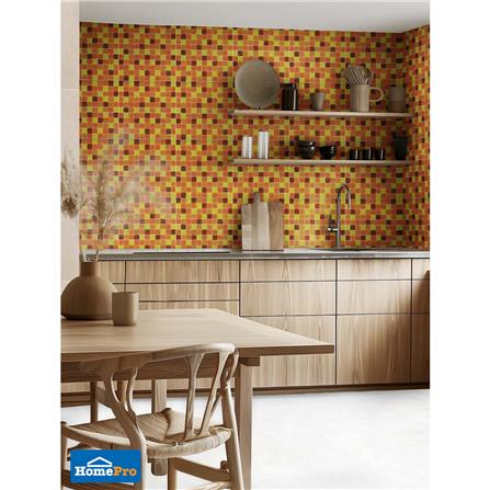 โมเสคแก้ว 30x30 ซม. DURAGRES ดิซซี่ ออเรนจ์_6