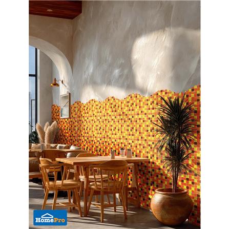 โมเสคแก้ว 30x30 ซม. DURAGRES ดิซซี่ ออเรนจ์_7