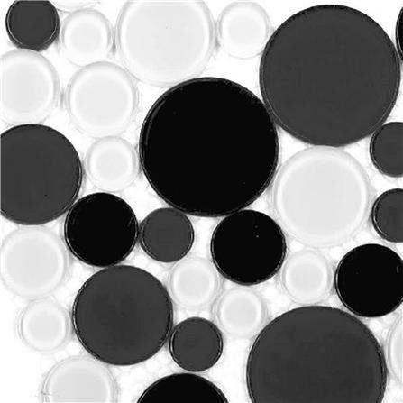 โมเสคแก้ว 30x30 ซม. DURAGRES ราวดี้ แบล็ค ลาส_1