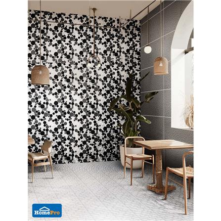 โมเสคแก้ว 30x30 ซม. DURAGRES ราวดี้ แบล็ค ลาส_3