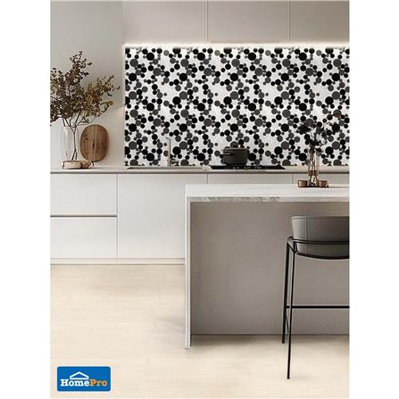 โมเสคแก้ว 30x30 ซม. DURAGRES ราวดี้ แบล็ค ลาส_5