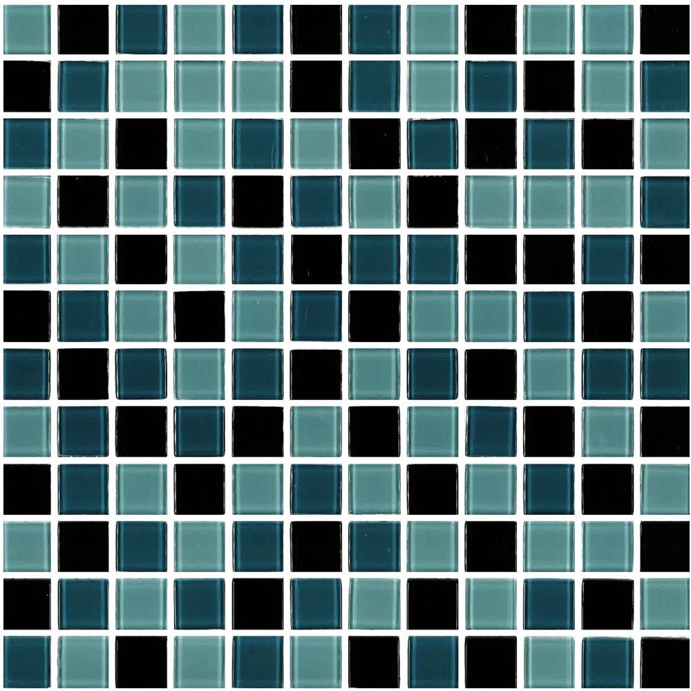 โมเสคแก้ว 30x30 ซม. DURAGRES ไนท์ แบล็ค