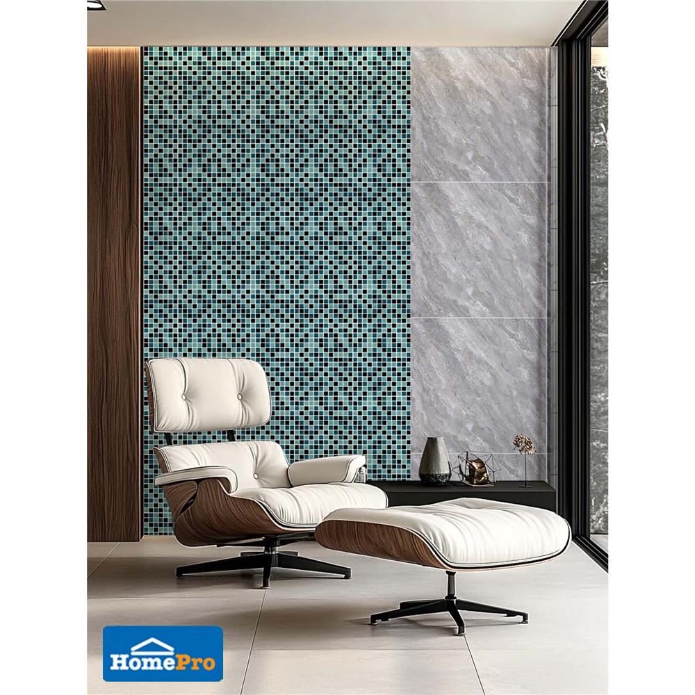 โมเสคแก้ว 30x30 ซม. DURAGRES ไนท์ แบล็ค