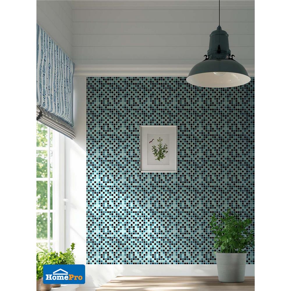 โมเสคแก้ว 30x30 ซม. DURAGRES ไนท์ แบล็ค