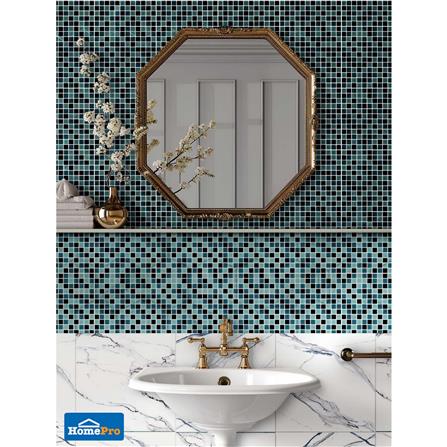 โมเสคแก้ว 30x30 ซม. DURAGRES ไนท์ แบล็ค_7