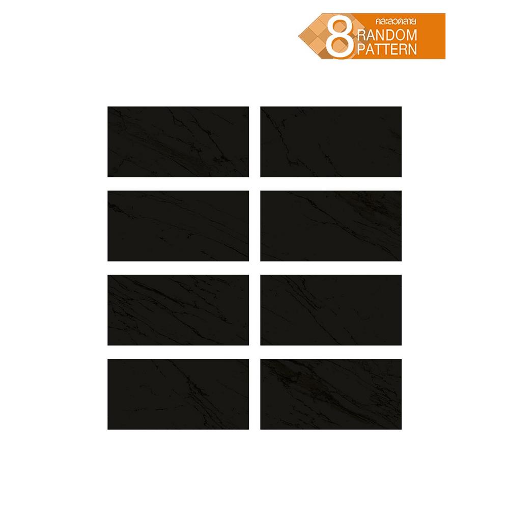 กระเบื้องพื้นพอร์ซเลน 30x60 ซม. CERGRES ซาโมเน่ ดำ A 1.44 ตร.ม.