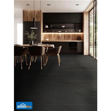 กระเบื้องพื้นพอร์ซเลน 30x60 ซม. CERGRES ซาโมเน่ ดำ A 1.44 ตร.ม._2