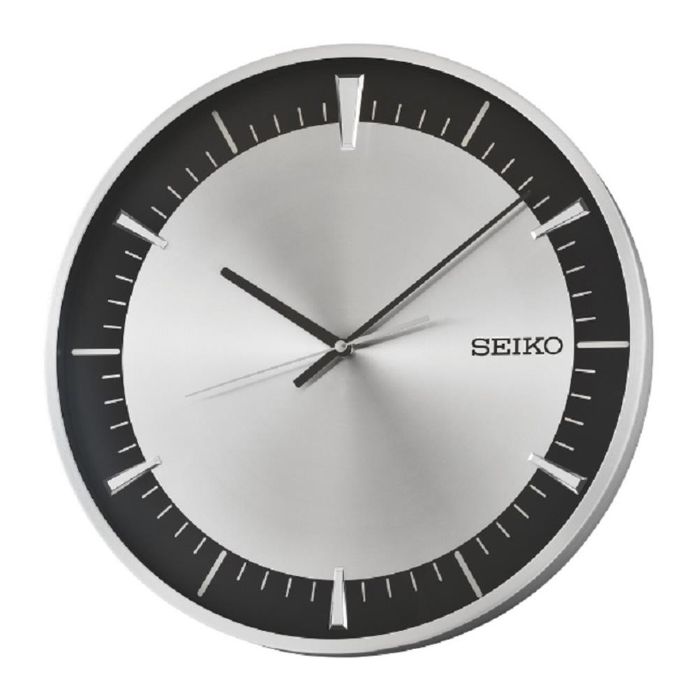 นาฬิกาแขวน SEIKO CLOCKS QXA840S 15.9 นิ้ว สีเงิน