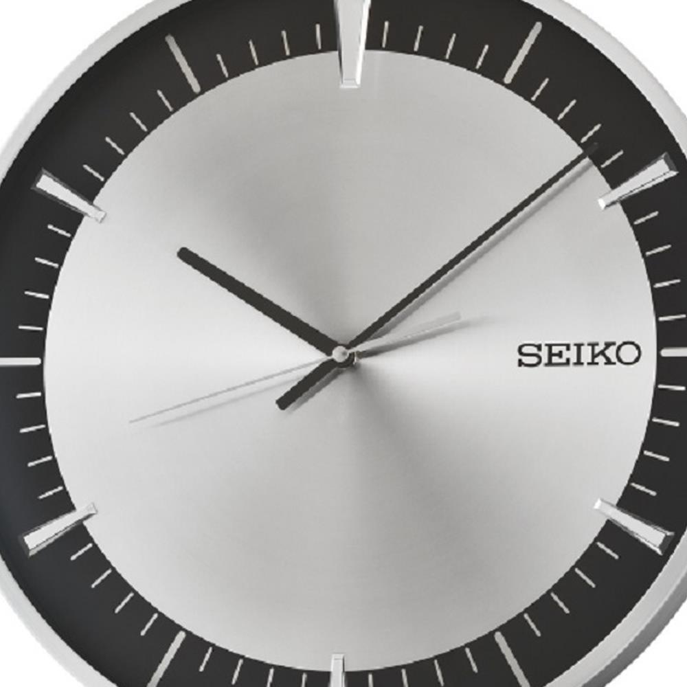 นาฬิกาแขวน SEIKO CLOCKS QXA840S 15.9 นิ้ว สีเงิน