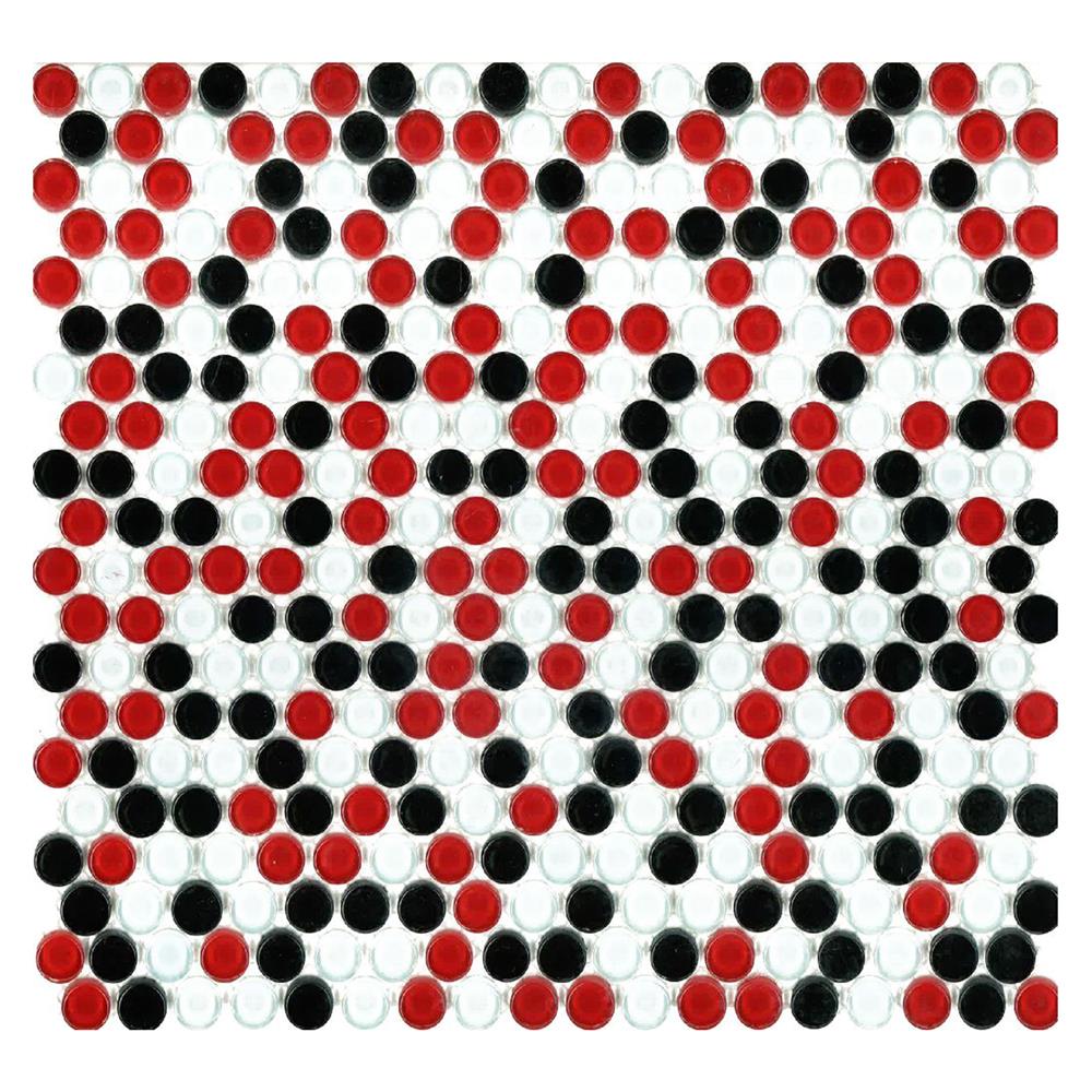 โมเสคแก้ว 30x30 ซม. DURAGRES ราวดี้ เรด สมอล