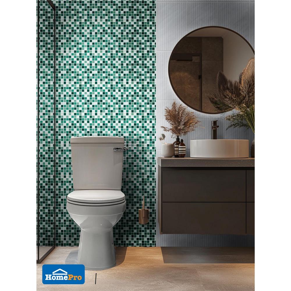 โมเสคแก้ว 30x30 ซม. DURAGRES เพล ดาร์ก กรีน