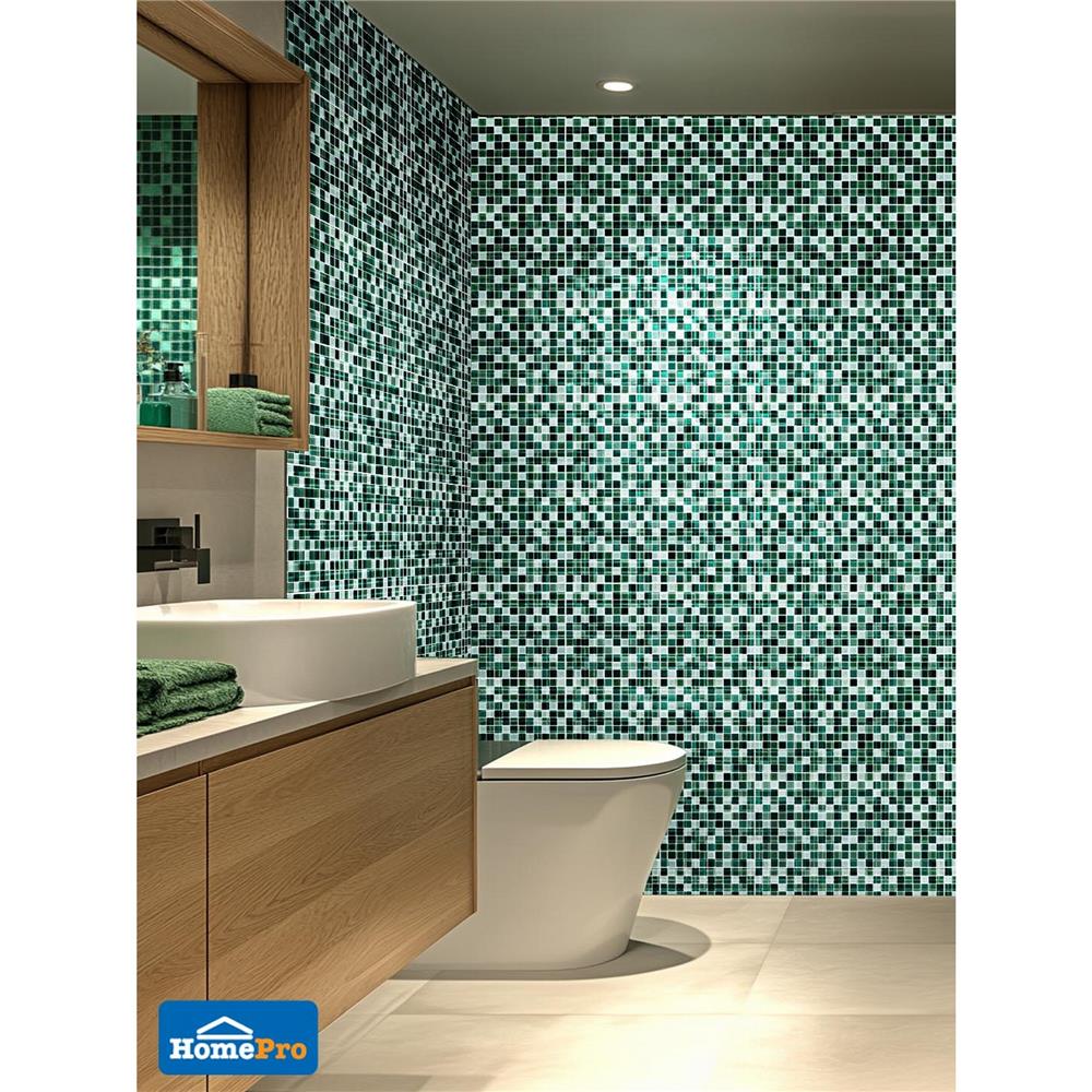 โมเสคแก้ว 30x30 ซม. DURAGRES เพล ดาร์ก กรีน