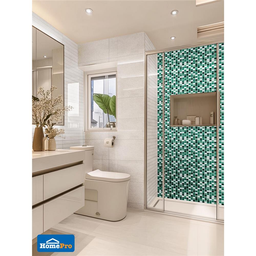 โมเสคแก้ว 30x30 ซม. DURAGRES เพล ดาร์ก กรีน