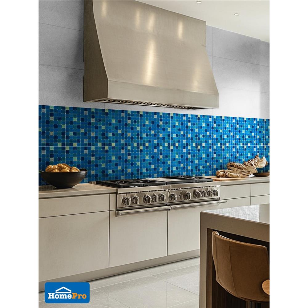 โมเสคแก้ว 30x30 ซม. DURAGRES ดิซซี่ บลู