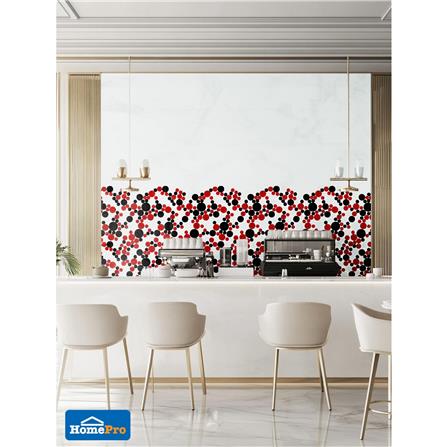 โมเสคแก้ว 30x30 ซม. DURAGRES ราวดี้ เรด ลาส_3