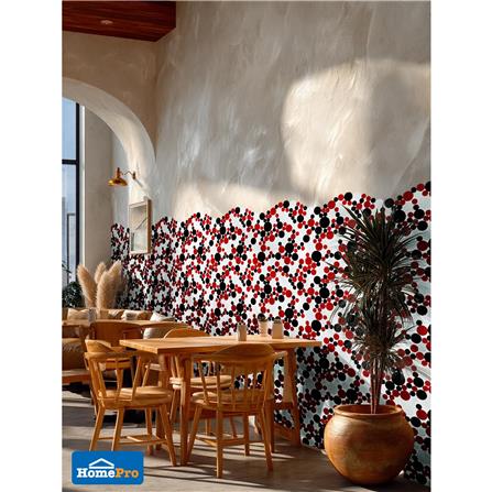 โมเสคแก้ว 30x30 ซม. DURAGRES ราวดี้ เรด ลาส_6