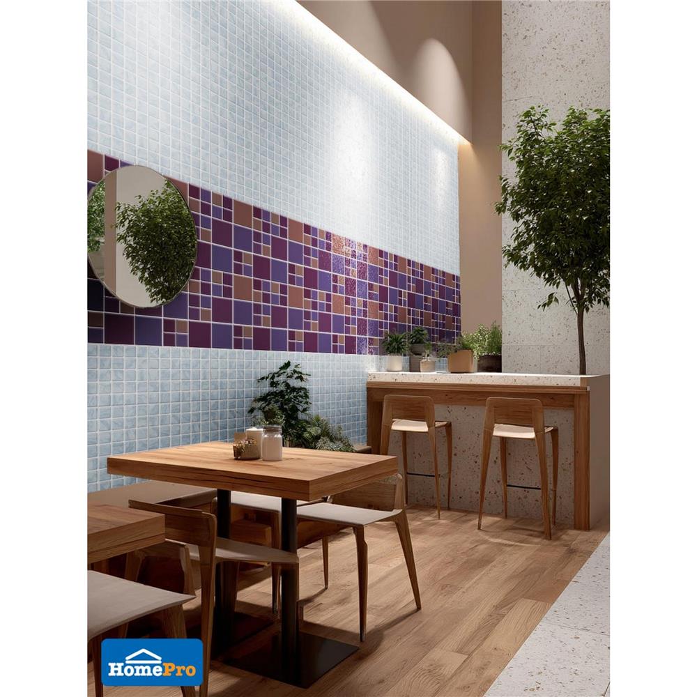 โมเสคแก้ว 30x30 ซม. DURAGRES เพอเพิ้ล ชิก