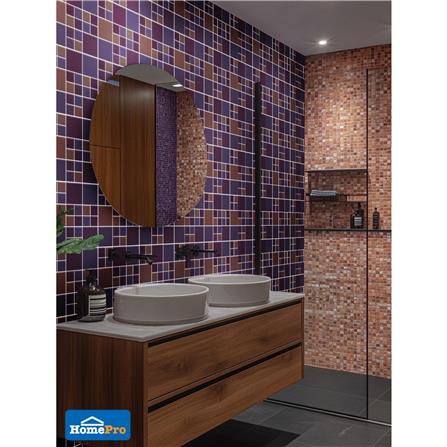 โมเสคแก้ว 30x30 ซม. DURAGRES เพอเพิ้ล ชิก_5