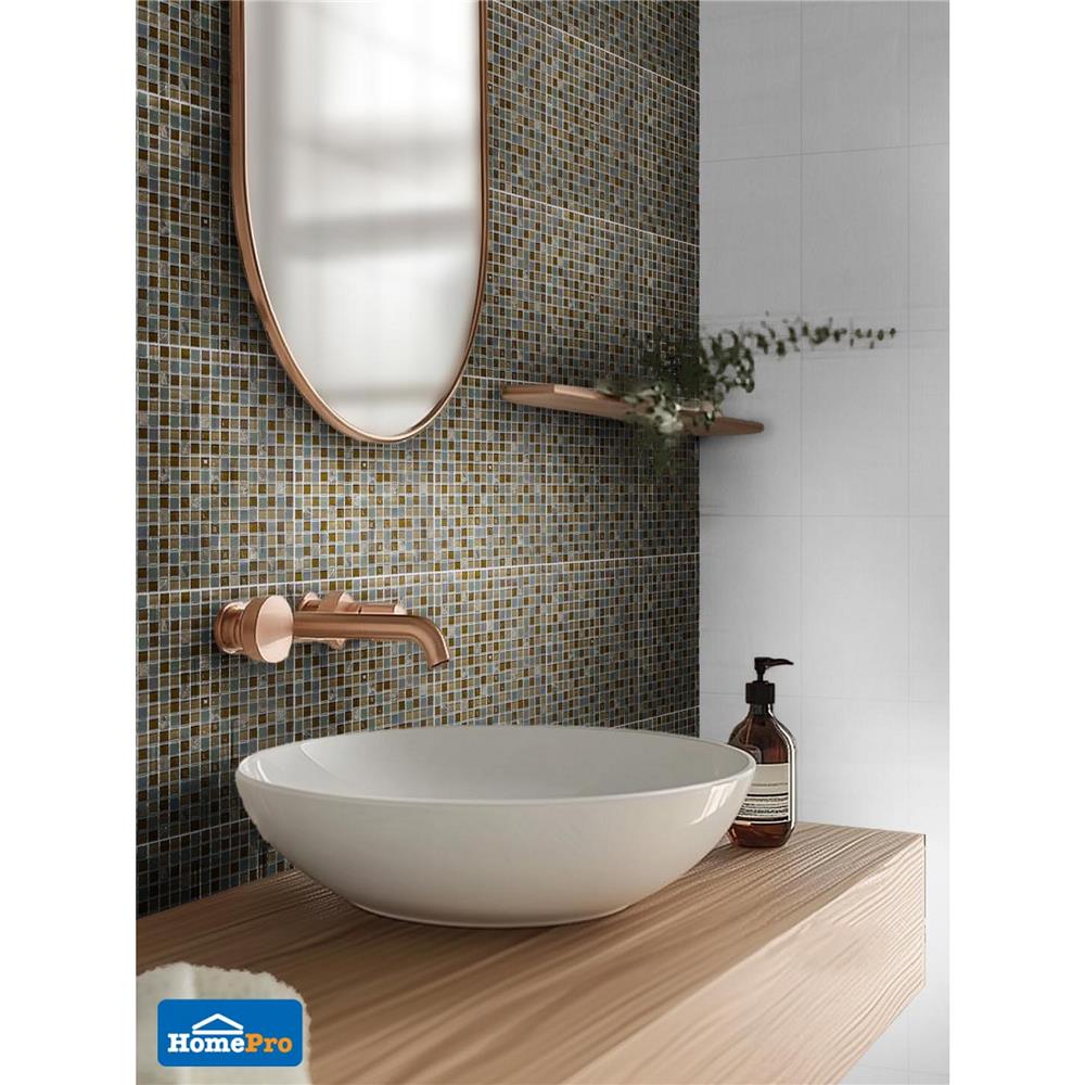 โมเสคแก้ว 30x30 ซม. DURAGRES เมทาลิค เวนัท