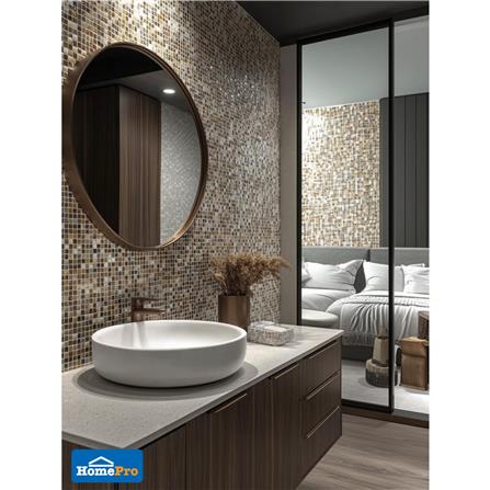 โมเสคแก้ว 30x30 ซม. DURAGRES เมทาลิค เวนัท_7