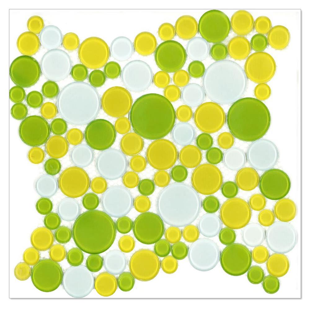 โมเสคแก้ว 30x30 ซม. DURAGRES ราวดี้ กรีน ลาส