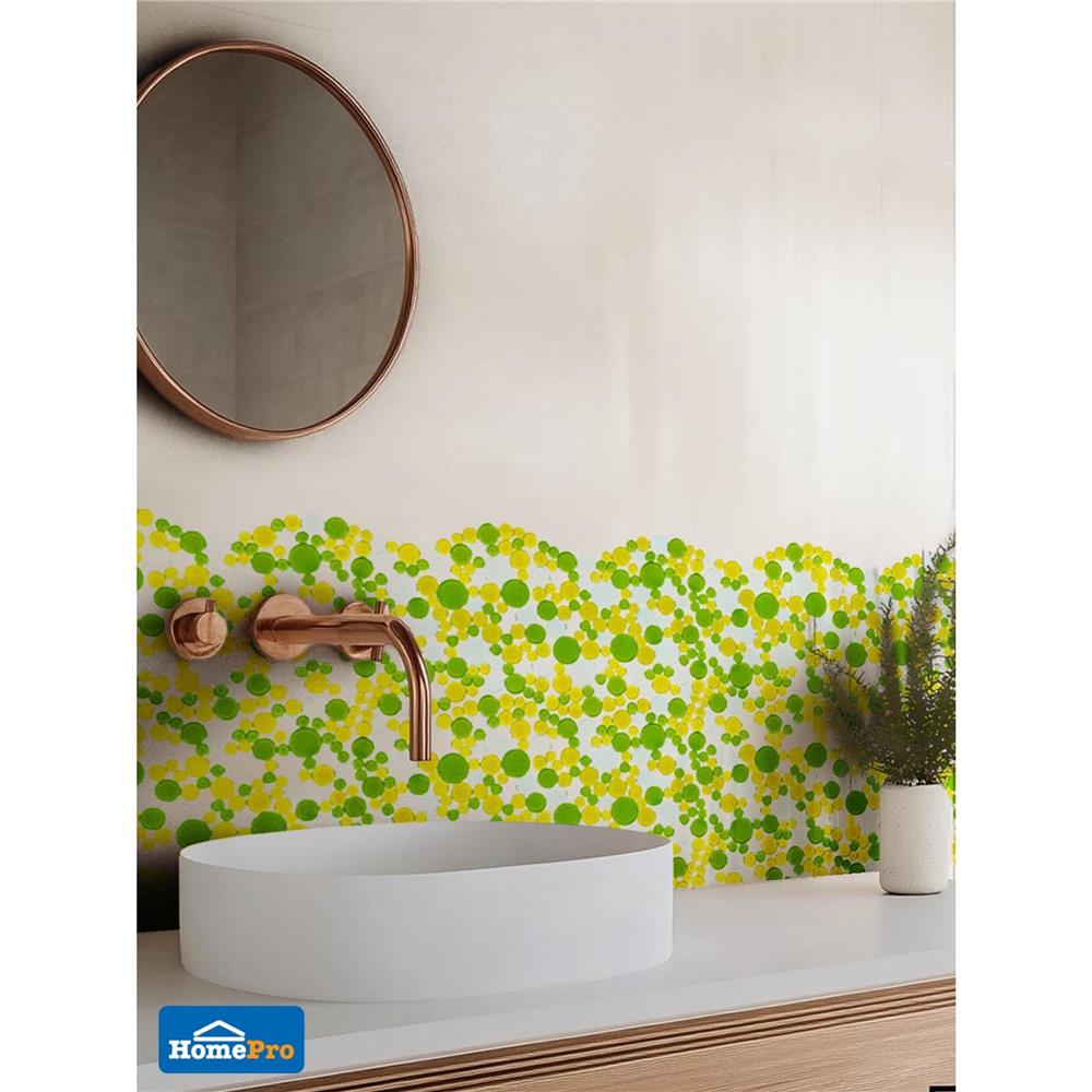 โมเสคแก้ว 30x30 ซม. DURAGRES ราวดี้ กรีน ลาส