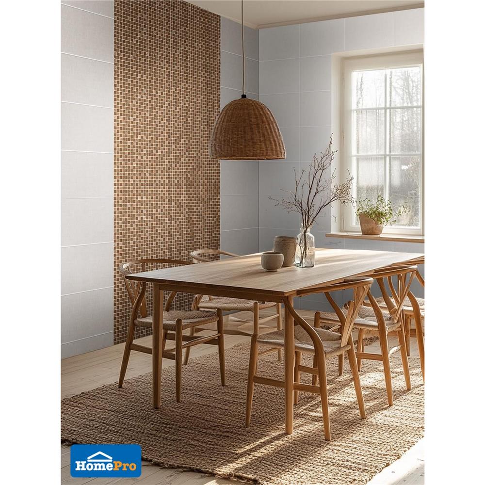 โมเสคแก้ว 30x30 ซม. DURAGRES บราวน์ มาเบิ้ล