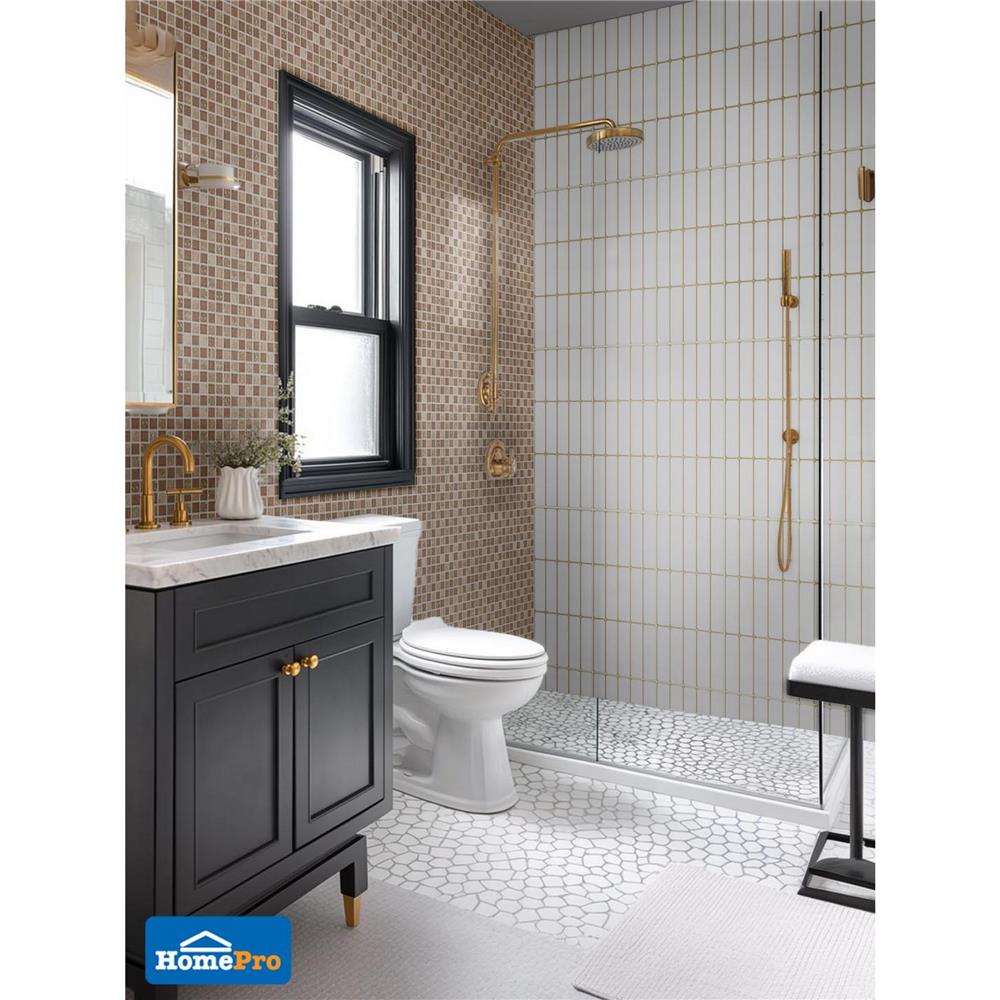 โมเสคแก้ว 30x30 ซม. DURAGRES บราวน์ มาเบิ้ล