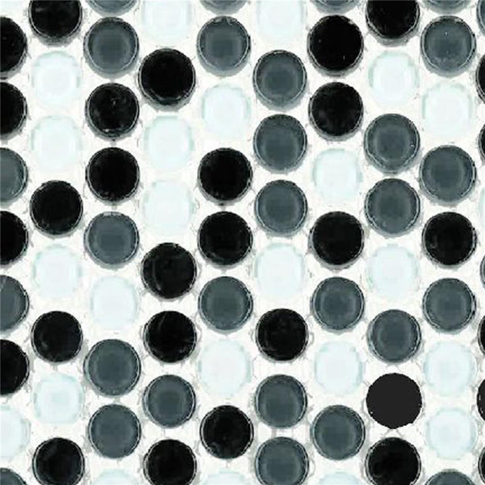 โมเสคแก้ว 30x30 ซม. DURAGRES ราวดี้ แบล็ค สมอล